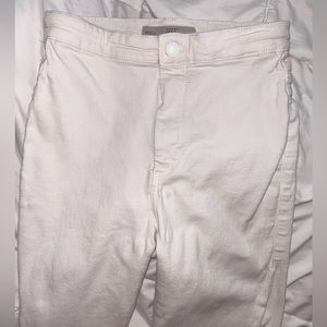 Topshop Joni White Skinny Jeans